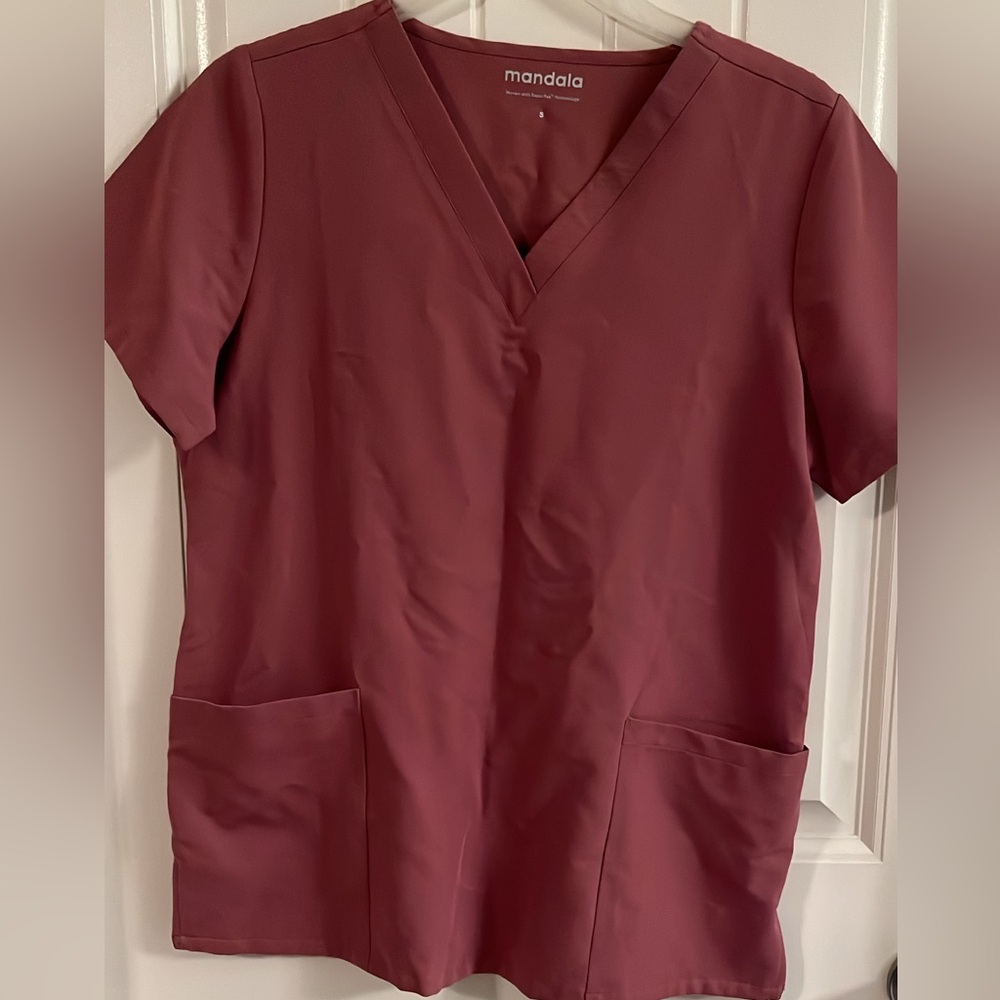 Mandala scrub top